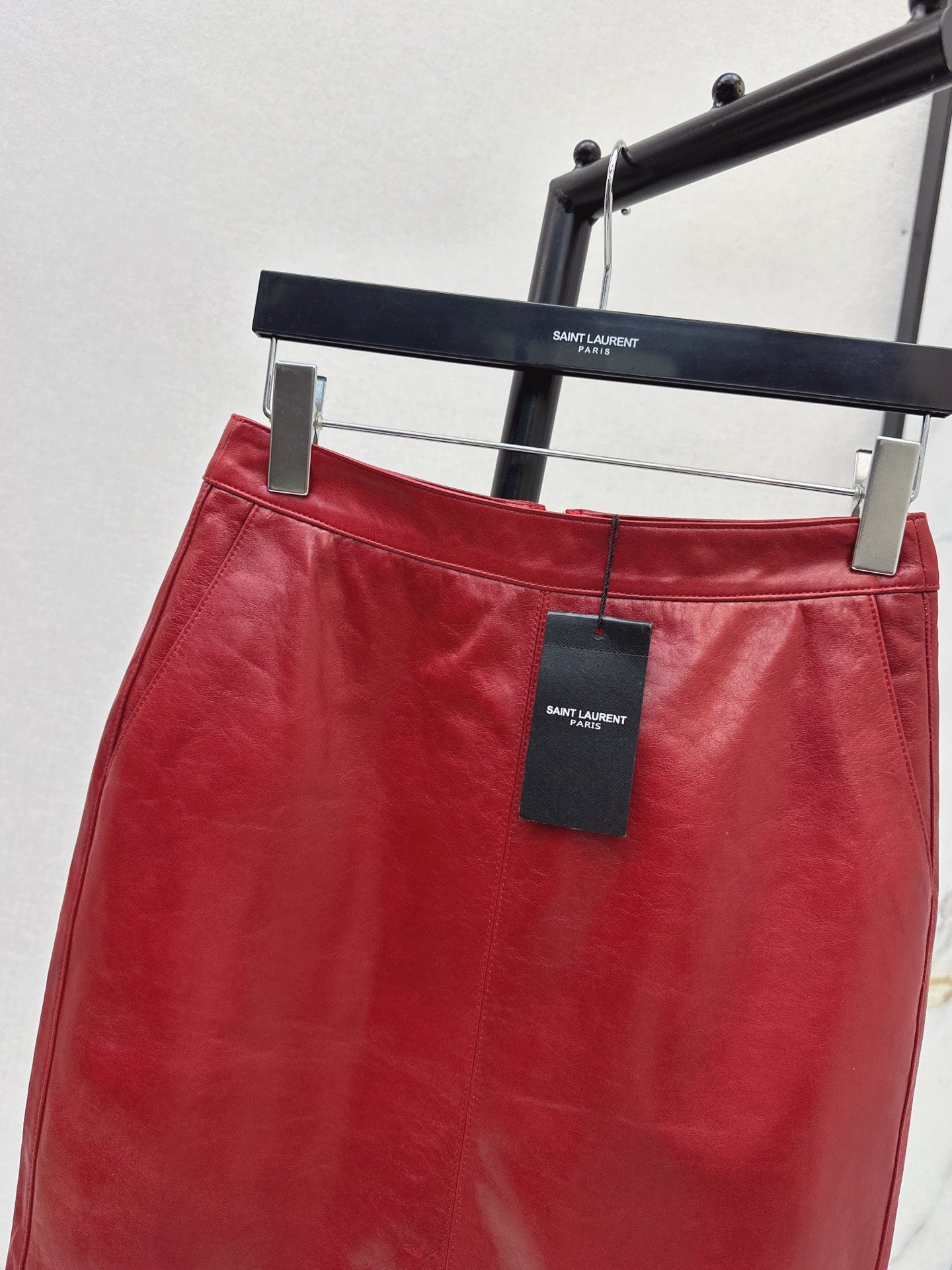 Sain 25fw leather skirt