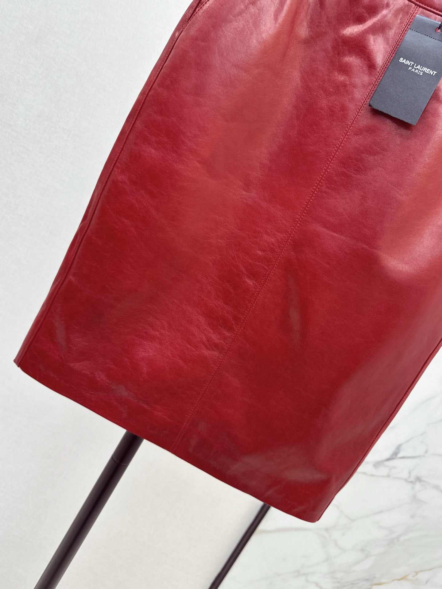 Sain 25fw leather skirt