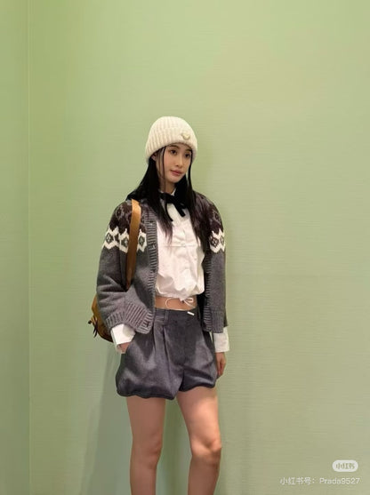 Pra 25fw knit cardigan