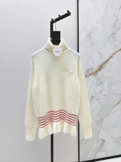 Chol 25fw turtleneck sweater