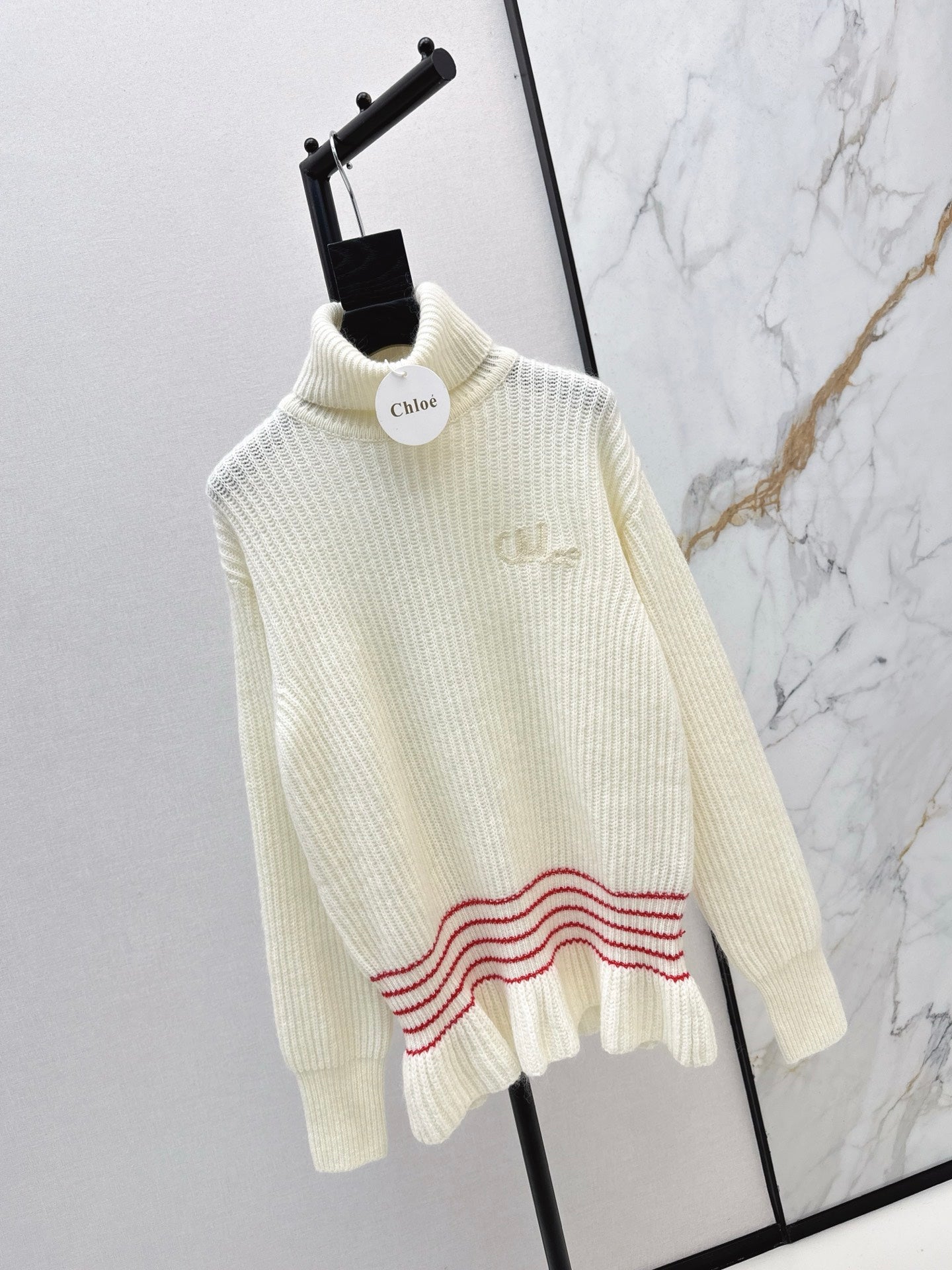 Chol 25fw turtleneck sweater