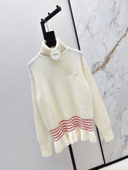 Chol 25fw turtleneck sweater