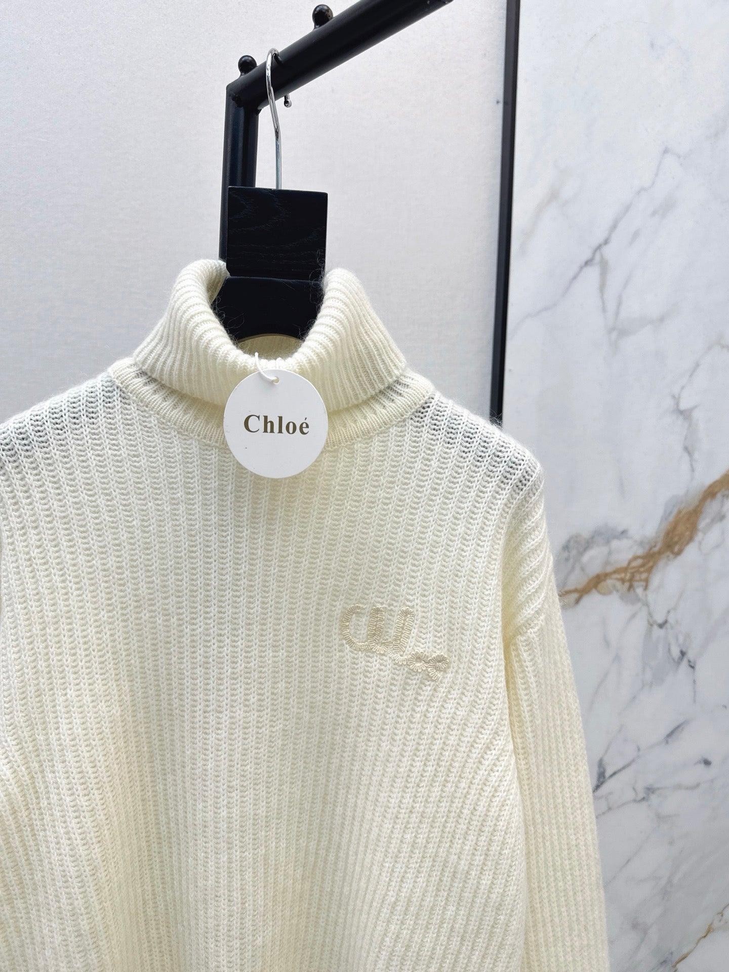 Chol 25fw turtleneck sweater