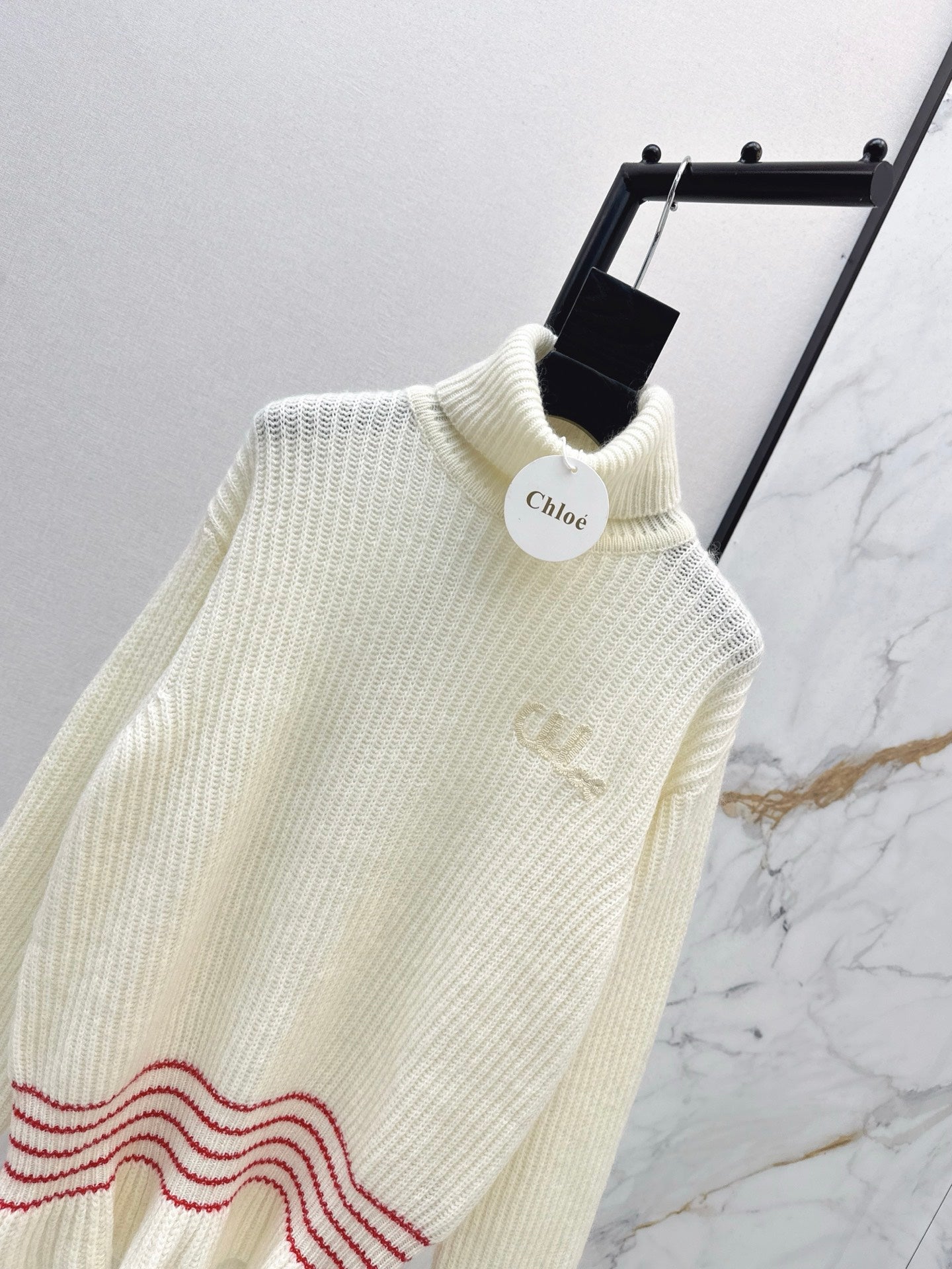 Chol 25fw turtleneck sweater