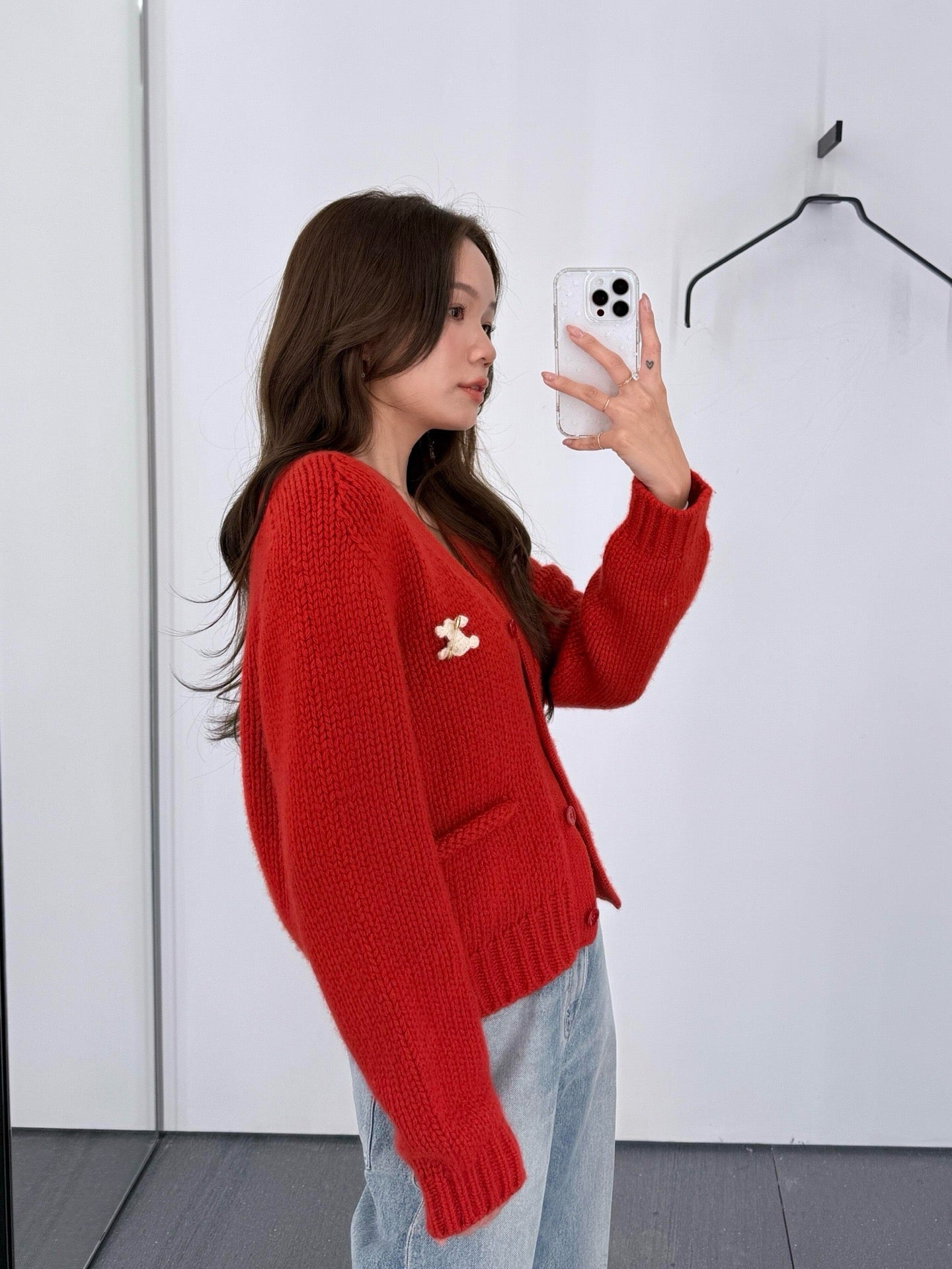 Celi 25fw cashmere cardigan