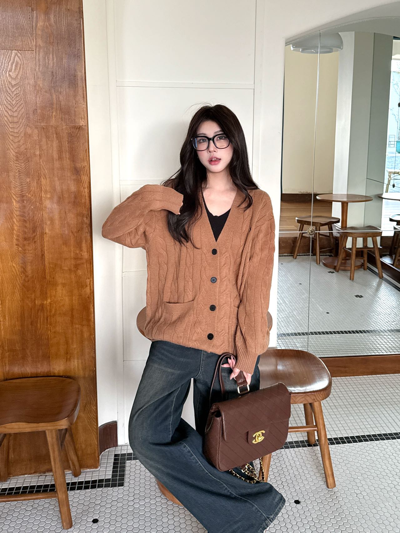 Ralp 25fw v-neck cardigan