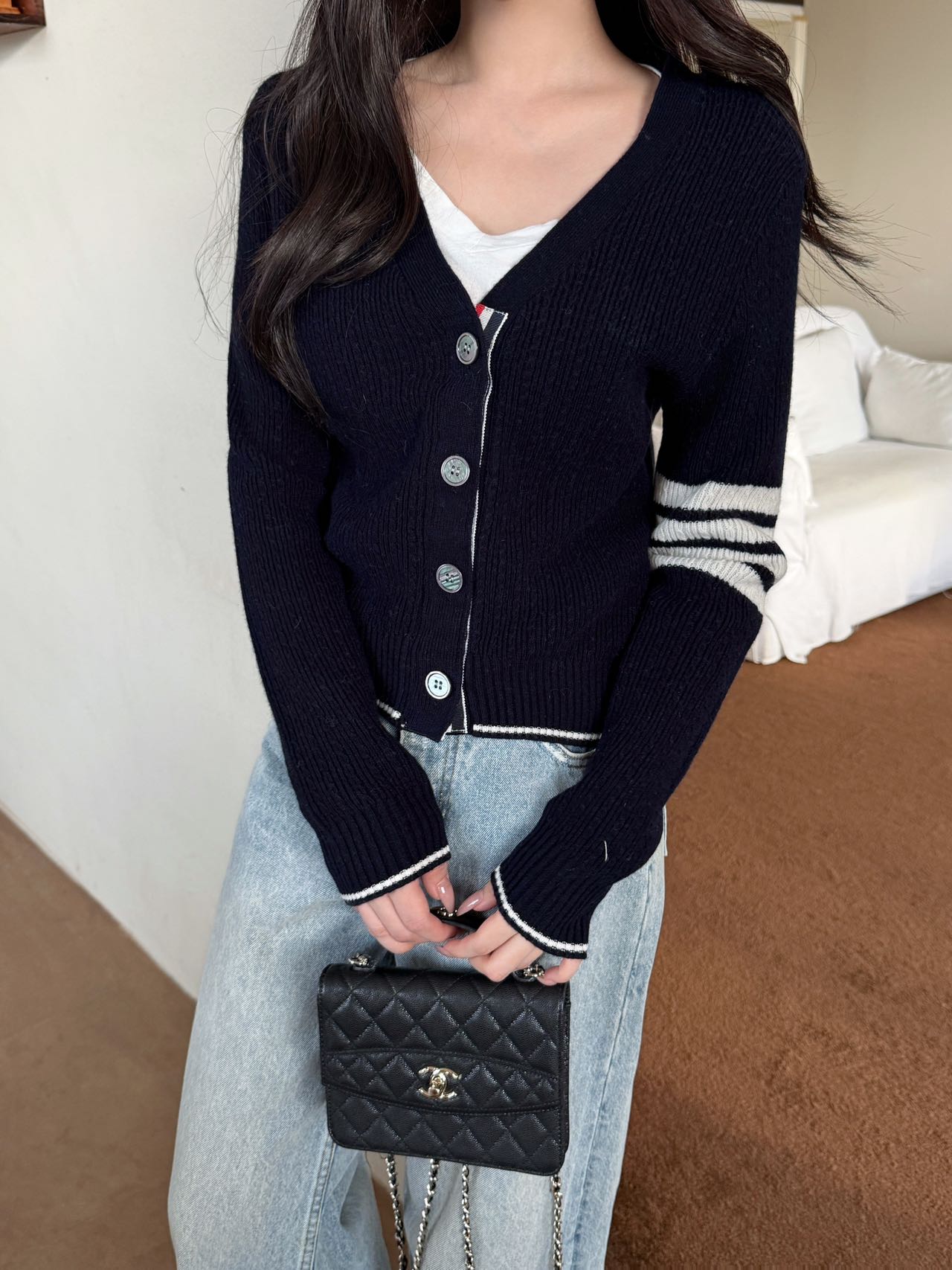 Thom 25fw wool cardigan