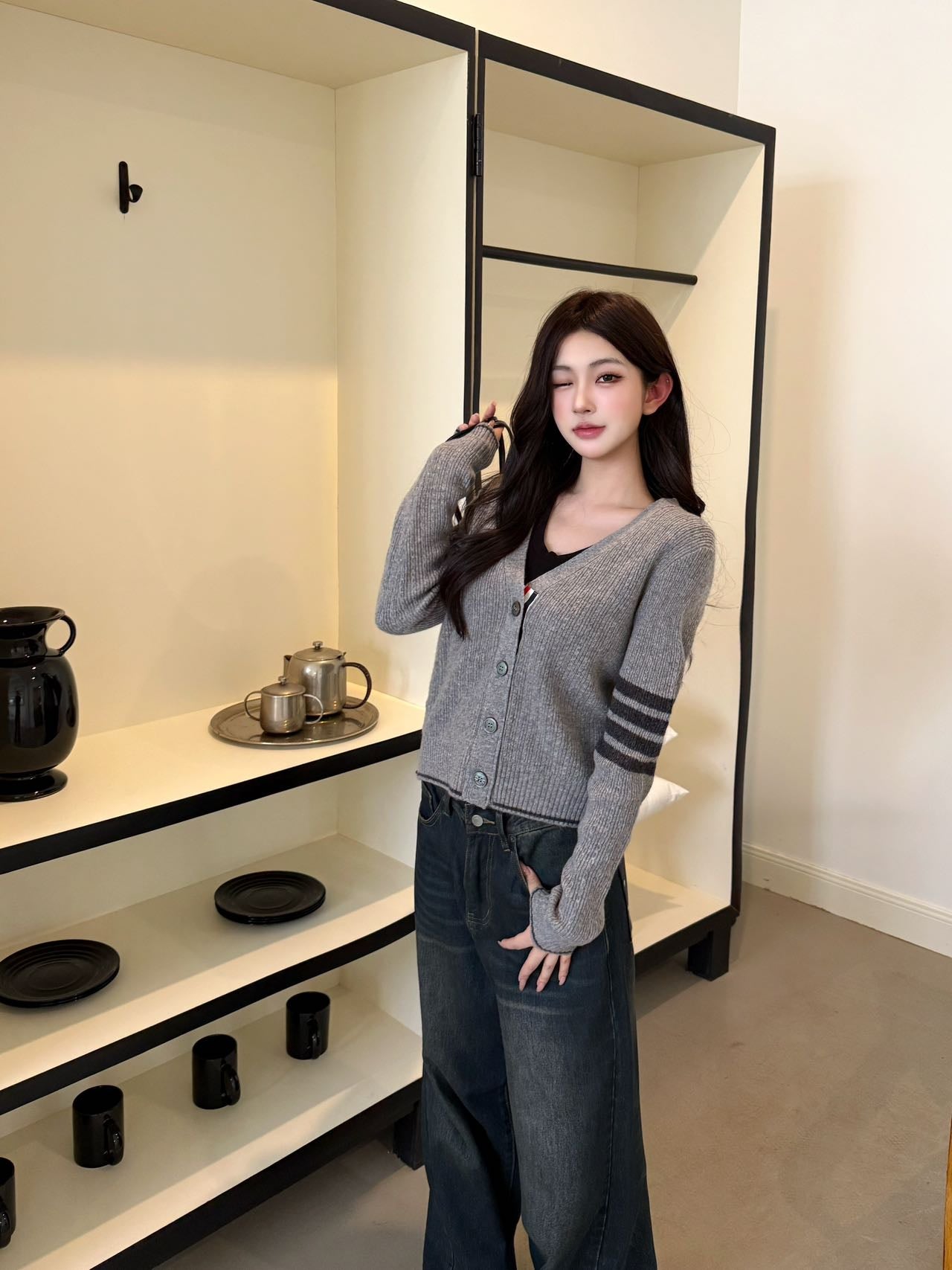 Thom 25fw wool cardigan