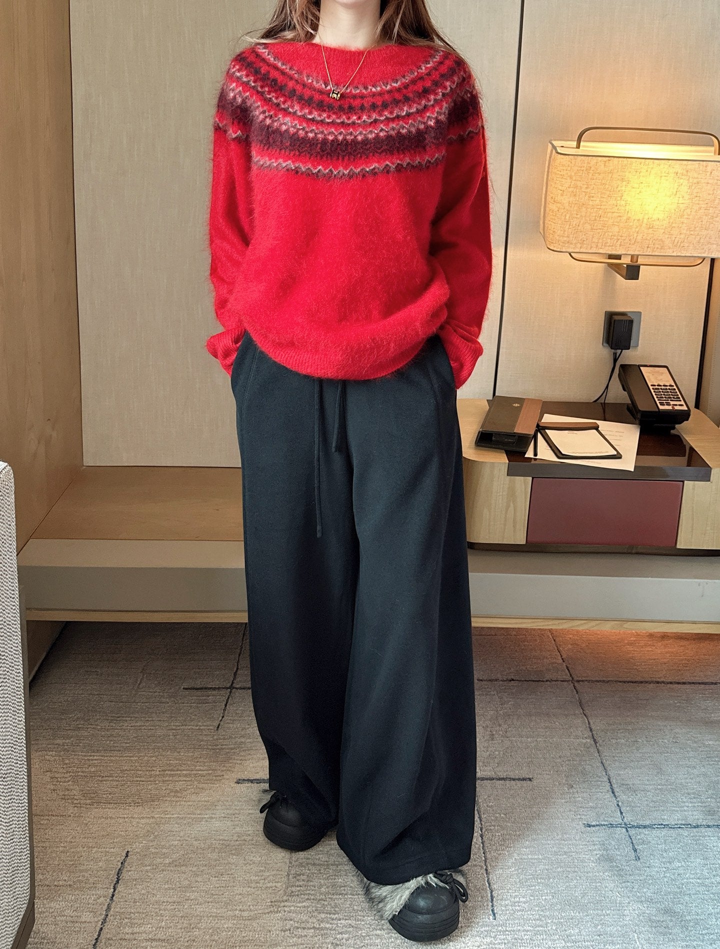 Brun 25fw straight pants