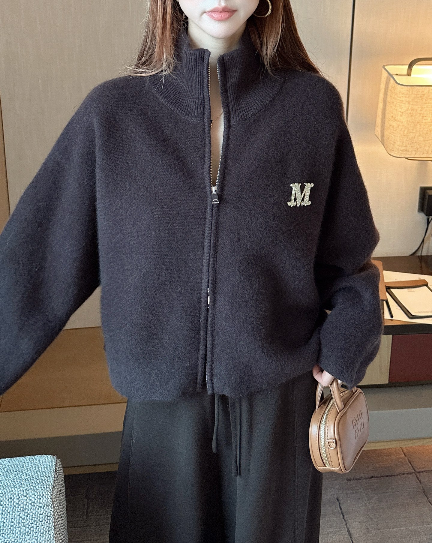 Max 25fw knit jacket