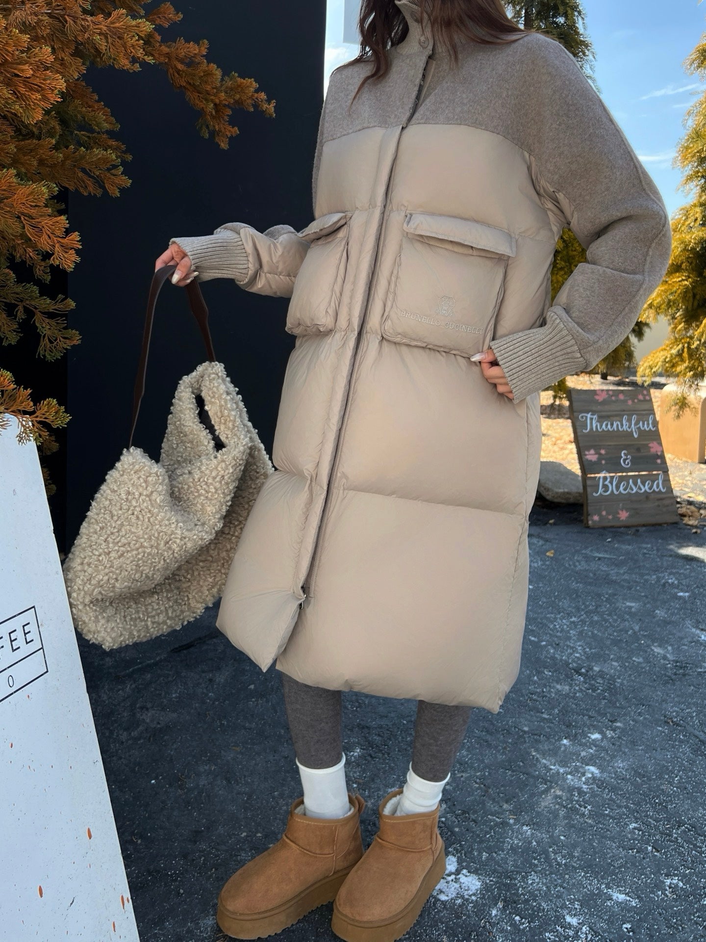 Brun 25fw down jacket