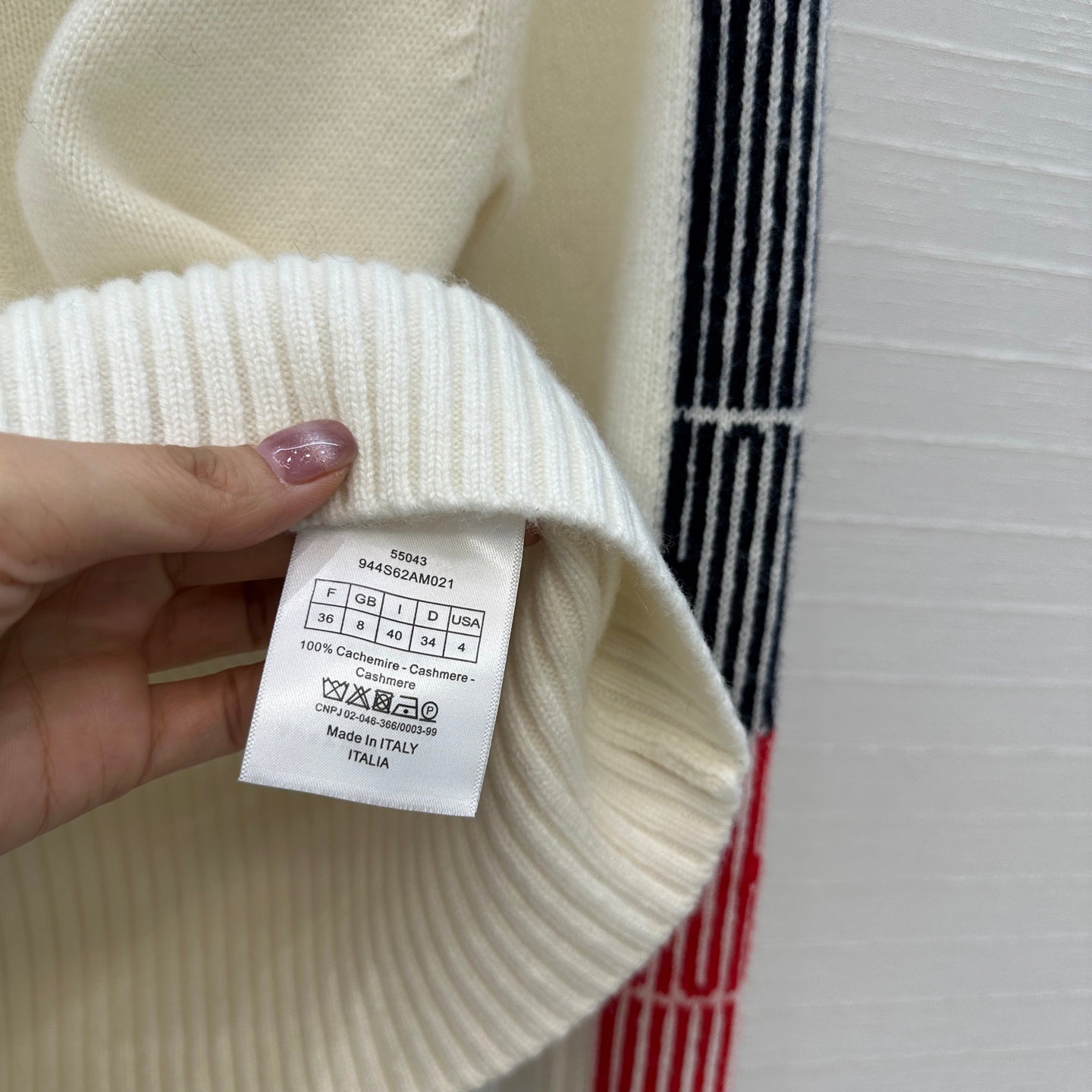 CD 25fw cashmere cardigan