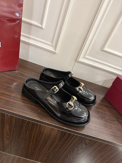 Guc 25fw mary jane mules shoes