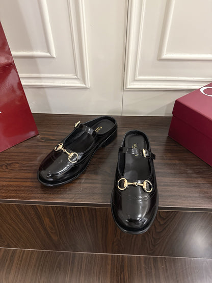 Guc 25fw mary jane mules shoes