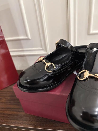 Guc 25fw mary jane mules shoes