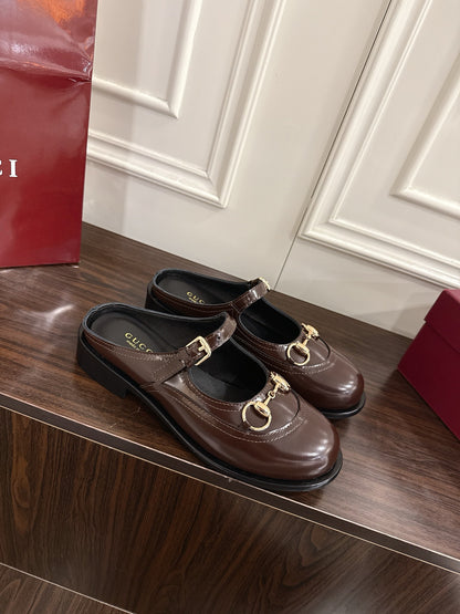 Guc 25fw mary jane mules shoes