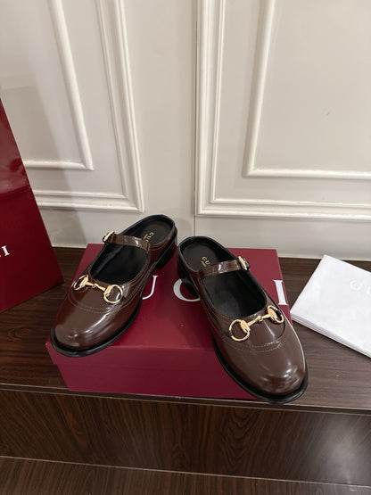Guc 25fw mary jane mules shoes