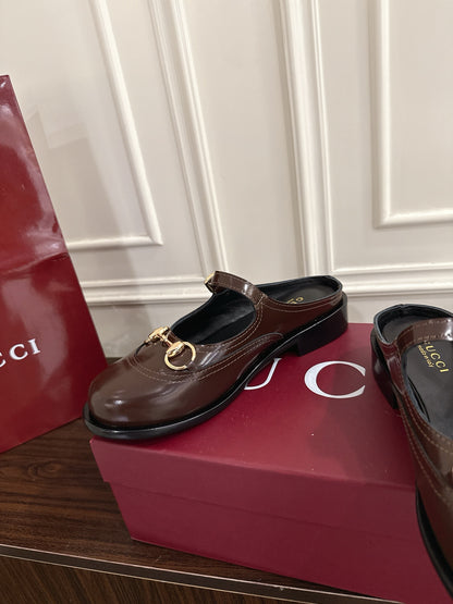 Guc 25fw mary jane mules shoes