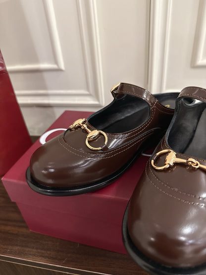 Guc 25fw mary jane mules shoes