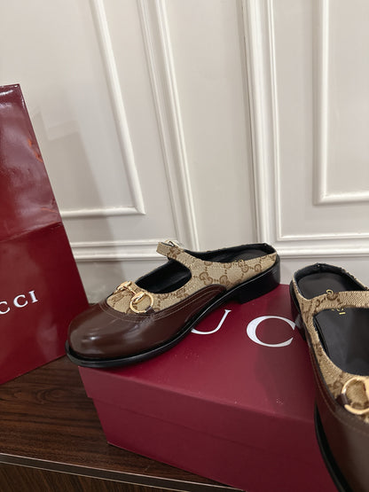 Guc 25fw mary jane mules shoes