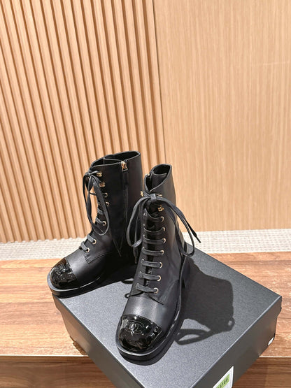 Chan 25fw combat boots