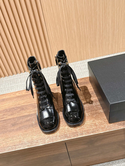 Chan 25fw combat boots