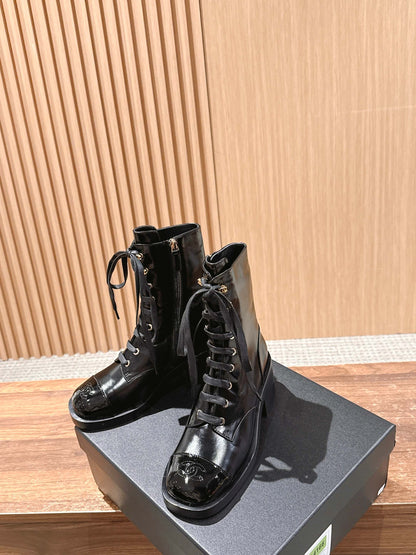 Chan 25fw combat boots