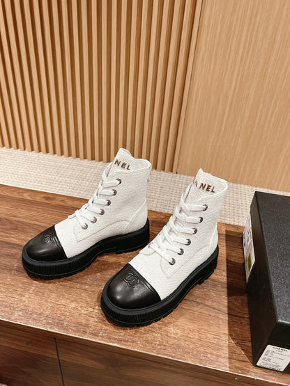 Chan 25fw ankle boots