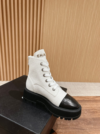 Chan 25fw ankle boots