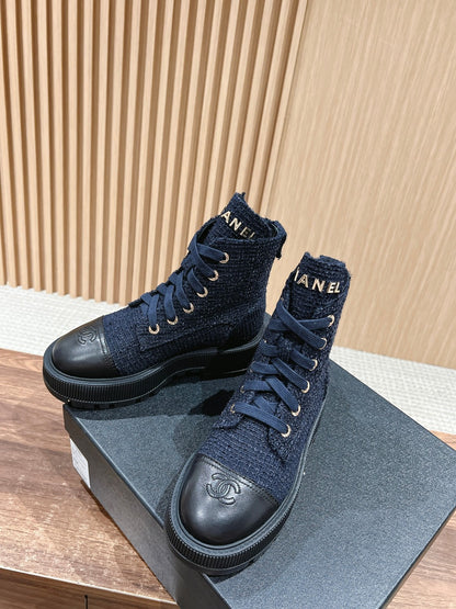 Chan 25fw ankle boots