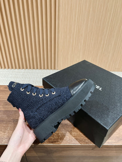 Chan 25fw ankle boots