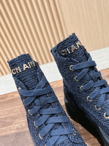 Chan 25fw ankle boots