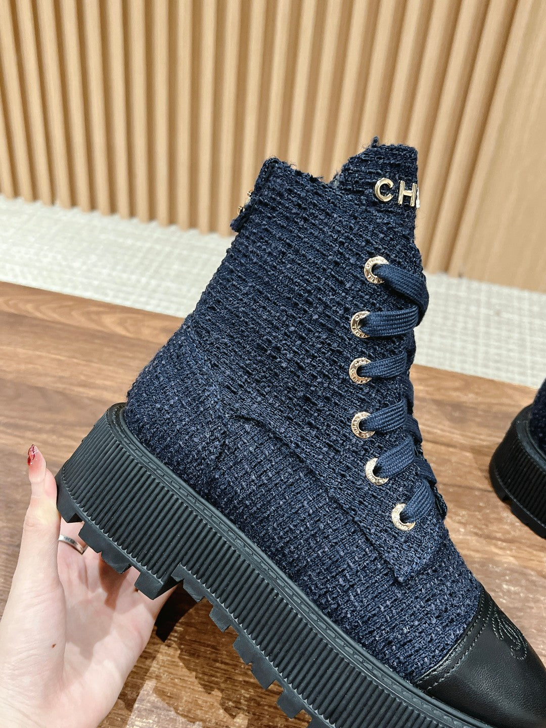 Chan 25fw ankle boots