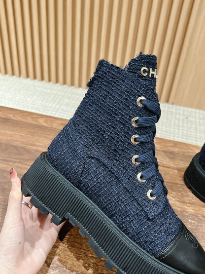 Chan 25fw ankle boots