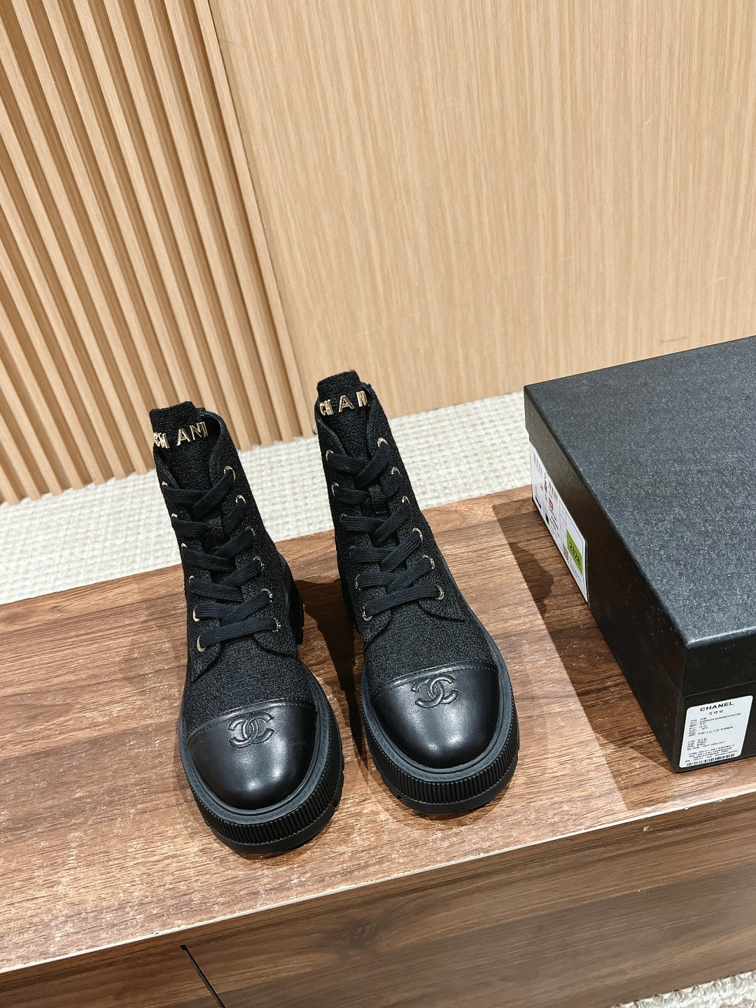Chan 25fw ankle boots