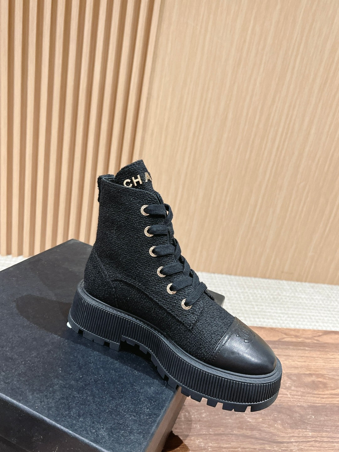 Chan 25fw ankle boots