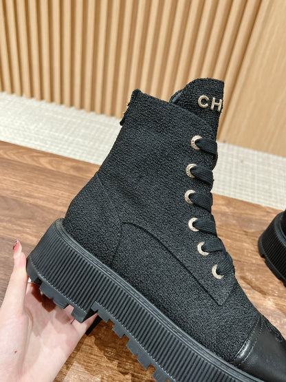 Chan 25fw ankle boots