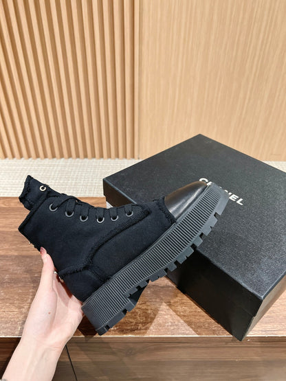 Chan 25fw ankle boots