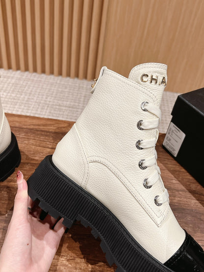 Chan 25fw ankle boots