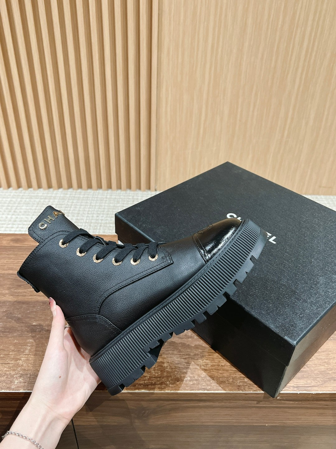 Chan 25fw ankle boots