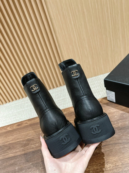 Chan 25fw ankle boots