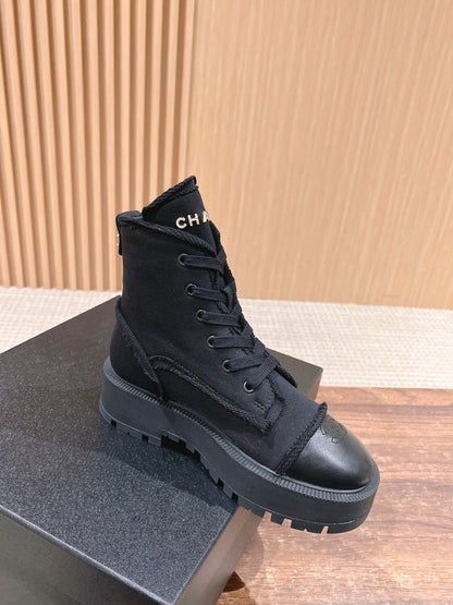 Chan 25fw ankle boots