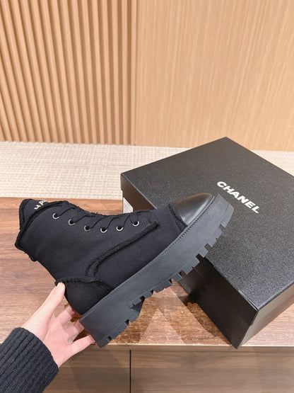 Chan 25fw ankle boots