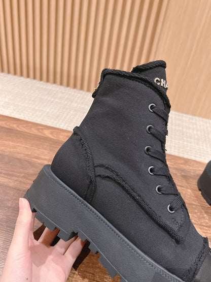 Chan 25fw ankle boots
