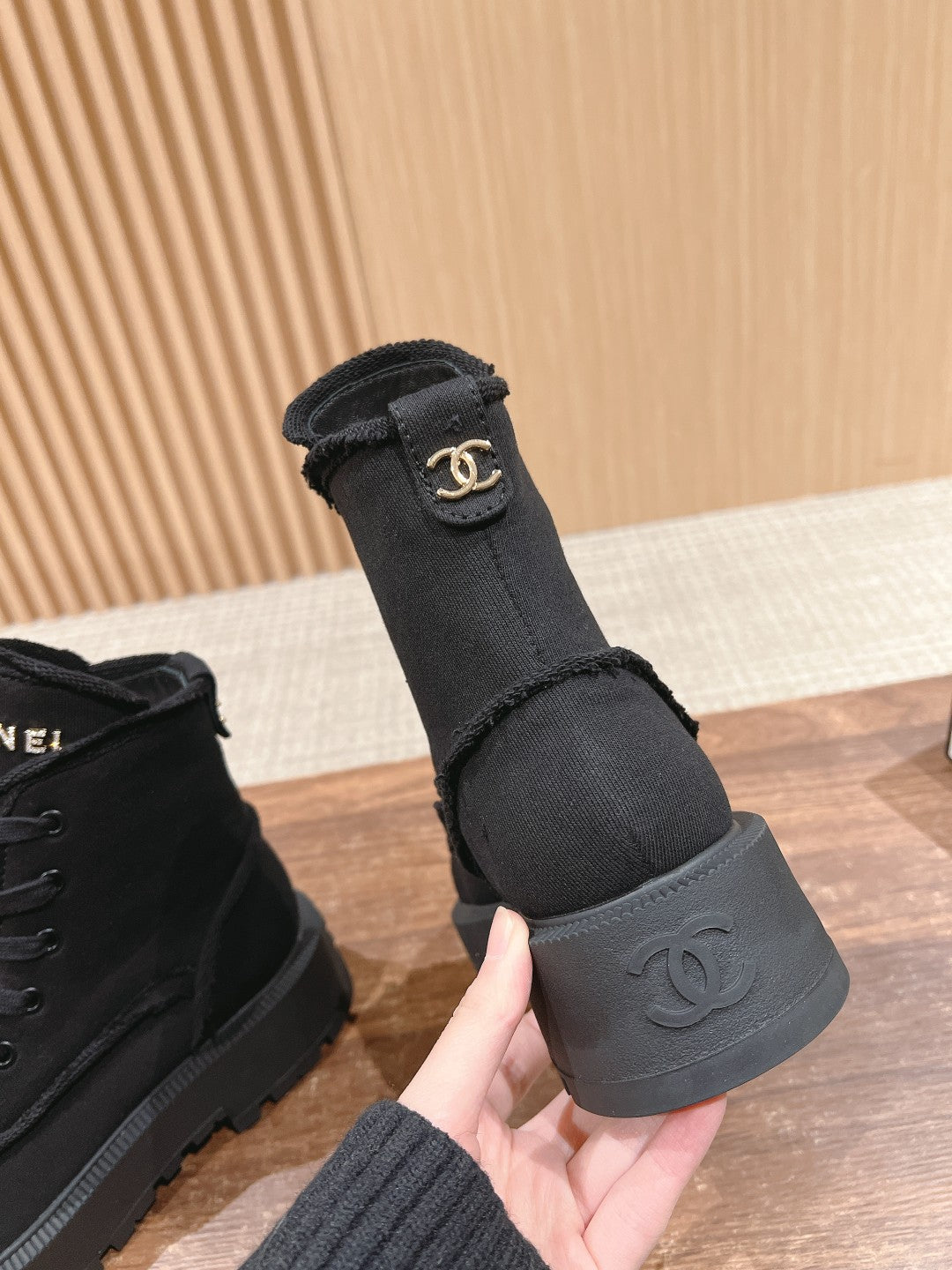 Chan 25fw ankle boots