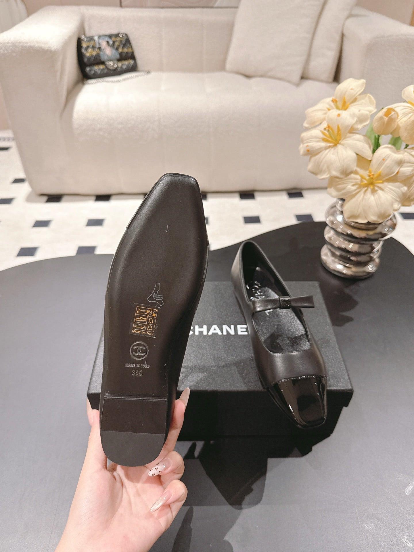 Chan 25fw ballerina flats