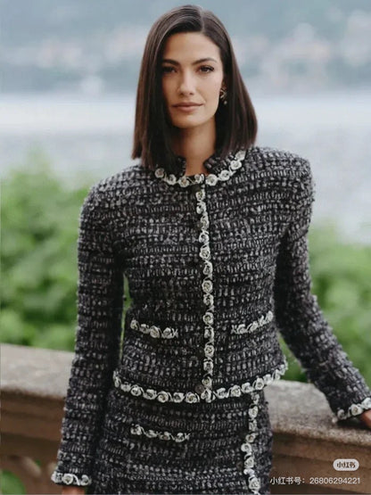 Chan 25fw tweed jacket