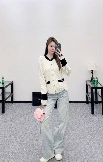 Chan 25fw knitted cardigan
