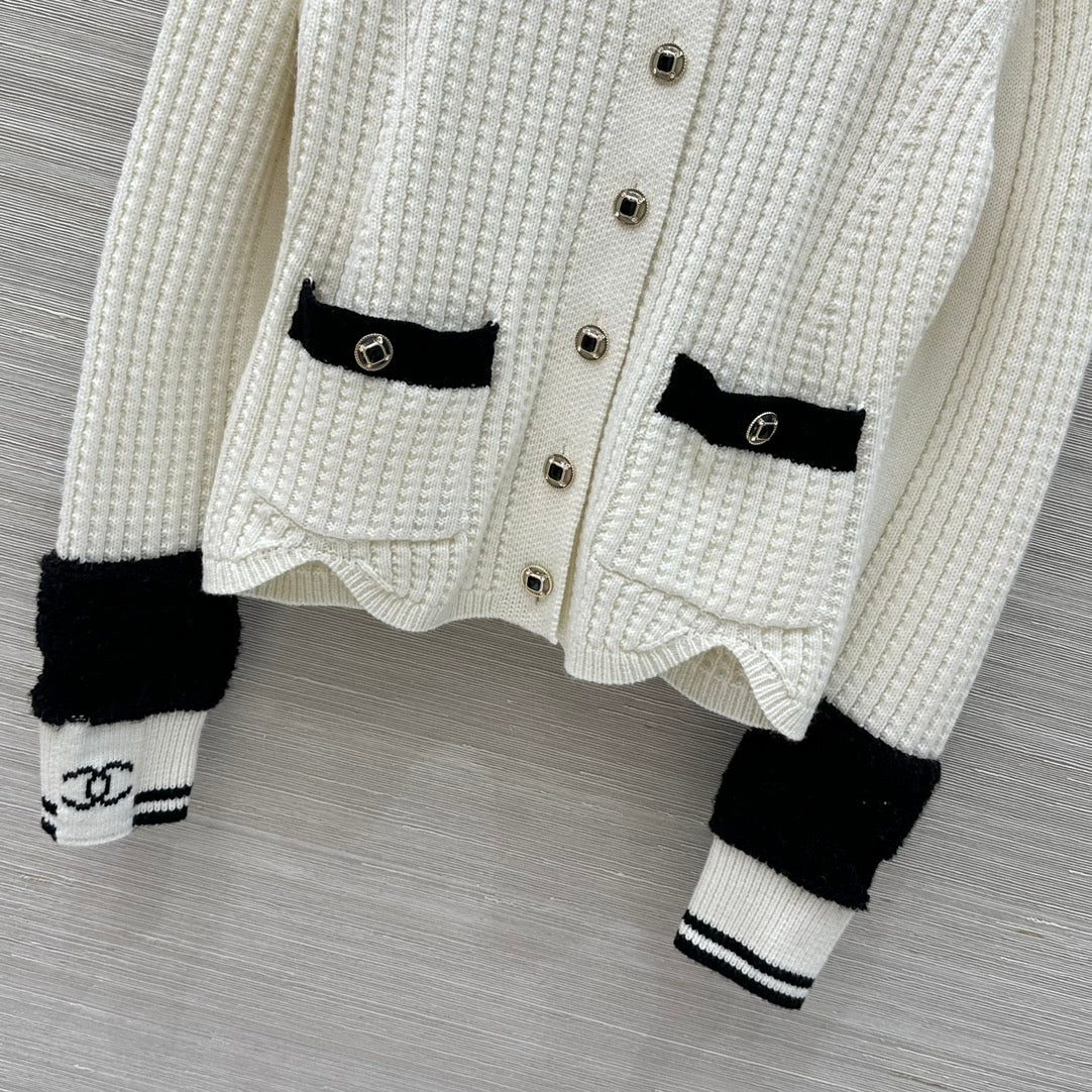 Chan 25fw knitted cardigan