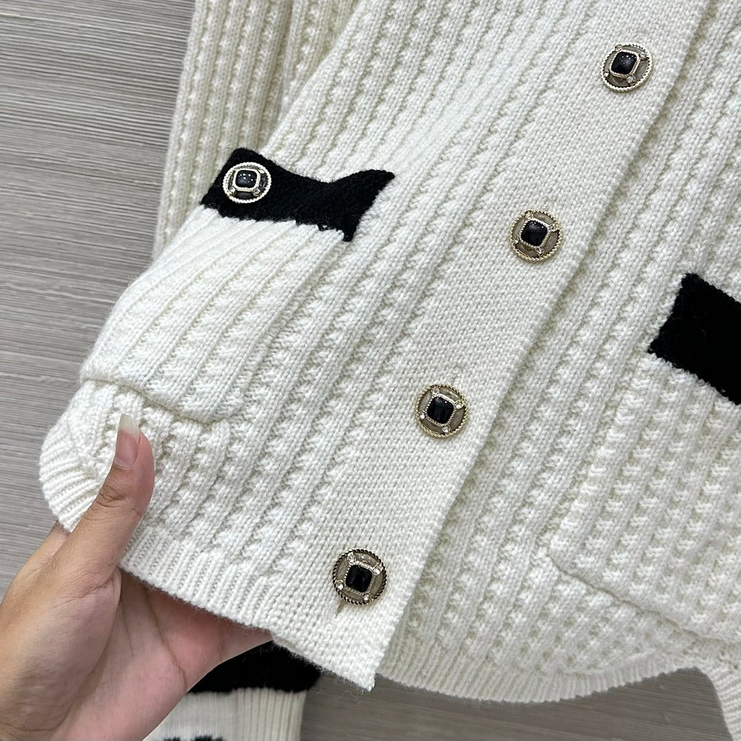 Chan 25fw knitted cardigan